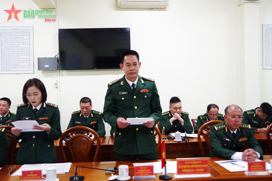 Việt Nam - Lào tăng cường phối hợp quản lý và bảo vệ biên giới