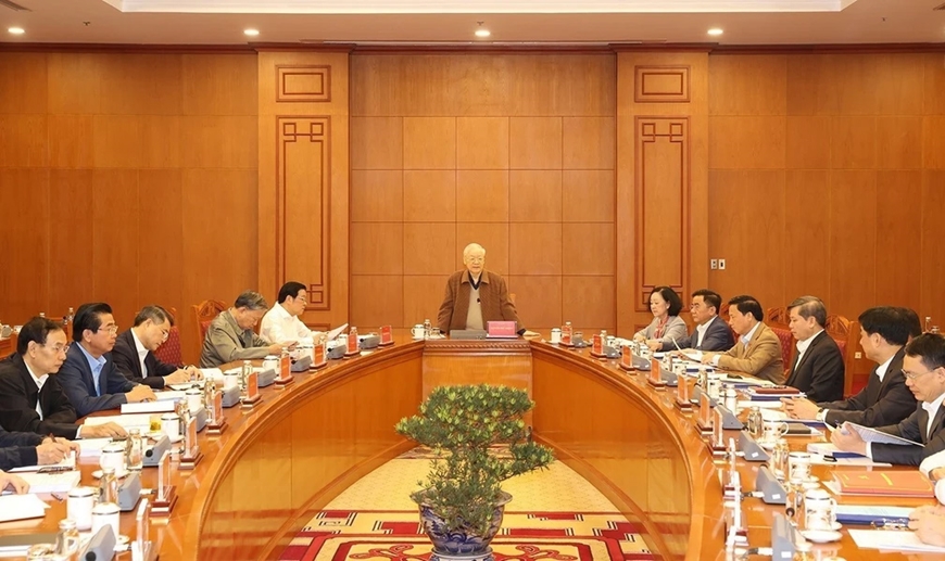 Tổng Bí thư Nguyễn Phú Trọng chủ trì Cuộc họp Thường trực Ban Chỉ đạo Trung ương về phòng, chống tham nhũng, tiêu cực