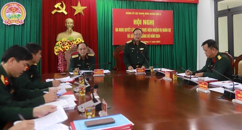 Đảng ủy Bộ Tham mưu Quân khu 5 ra nghị quyết lãnh đạo thực hiện nhiệm vụ quân sự và xây dựng Đảng bộ