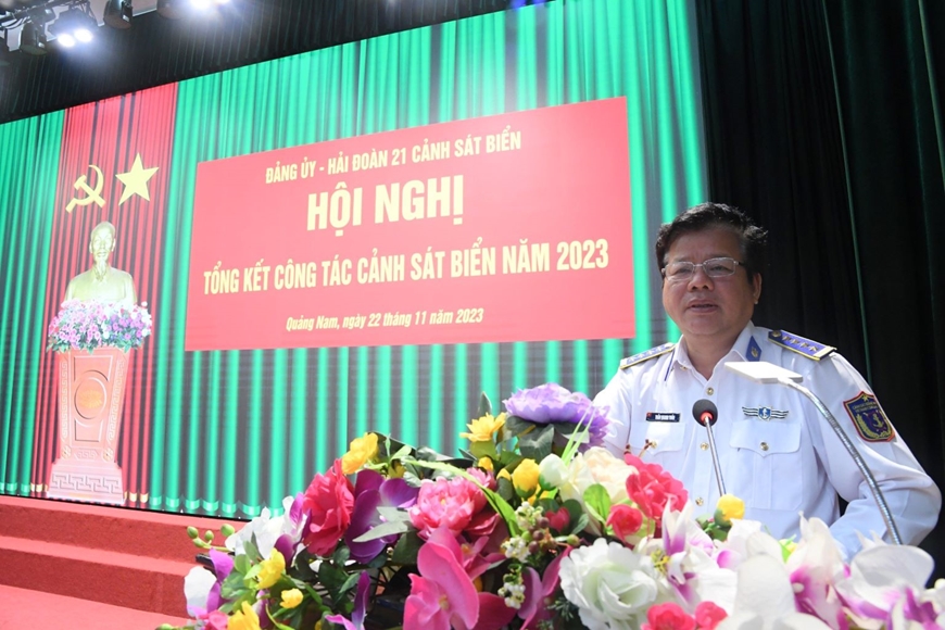 Hải đoàn 21 tổng kết công tác Cảnh sát biển năm 2023 Hải đoàn 21 tổng kết công tác Cảnh sát biển năm 2023