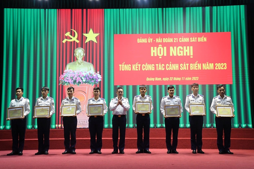 Hải đoàn 21 tổng kết công tác Cảnh sát biển năm 2023 Hải đoàn 21 tổng kết công tác Cảnh sát biển năm 2023
