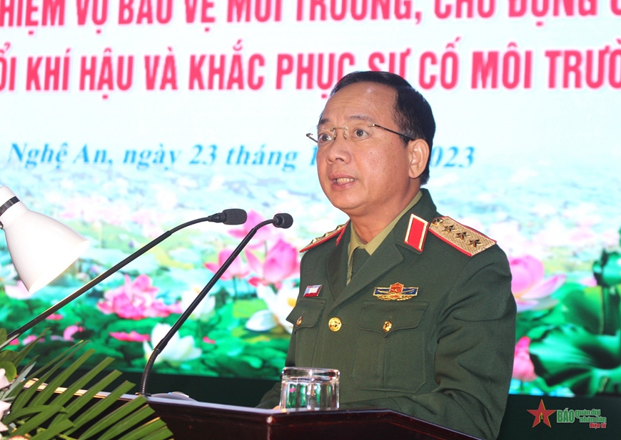 Hội thảo khoa học “Quân đội với nhiệm vụ bảo vệ môi trường, chủ động ứng phó với biến đổi khí hậu và khắc phục sự cố môi trường”