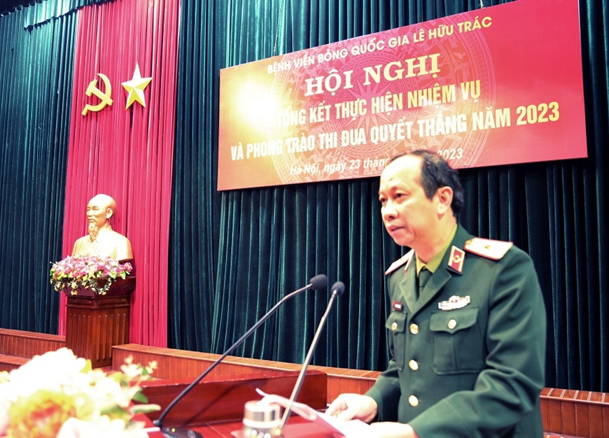 Bệnh viện Bỏng Quốc gia Lê Hữu Trác tổ chức Hội nghị tổng kết thực hiện nhiệm vụ và Phong trào Thi đua Quyết thắng