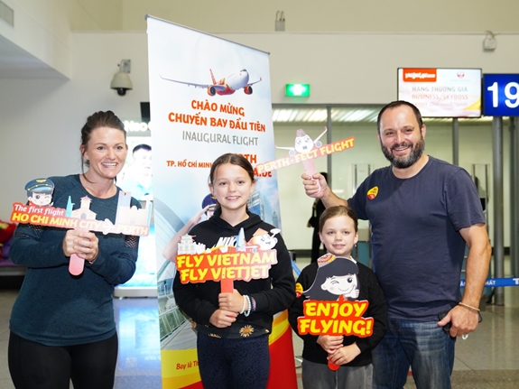 Đường bay đến Perth, Adelaide của Vietjet vừa khai trương