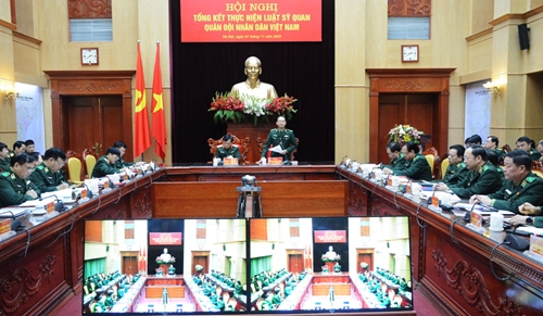 Bộ tư lệnh Bộ đội Biên phòng tổng kết thực hiện Luật Sĩ quan QĐND Việt Nam