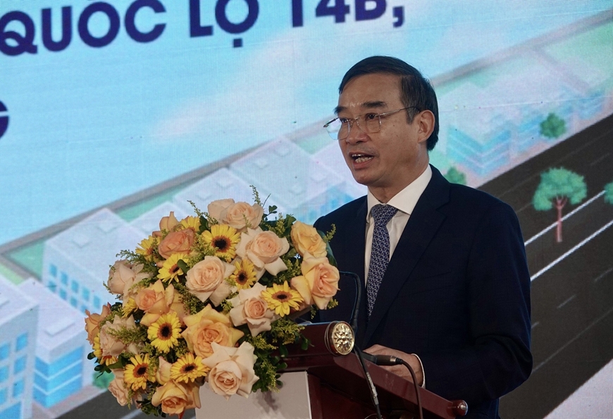 Phó thủ tướng Chính phủ Trần Hồng Hà dự khởi công Dự án cải tạo nâng cấp Quốc lộ 14B