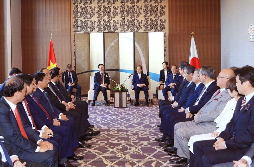 Chủ tịch nước Võ Văn Thưởng tiếp Liên minh Nghị sĩ Hữu nghị Nhật – Việt