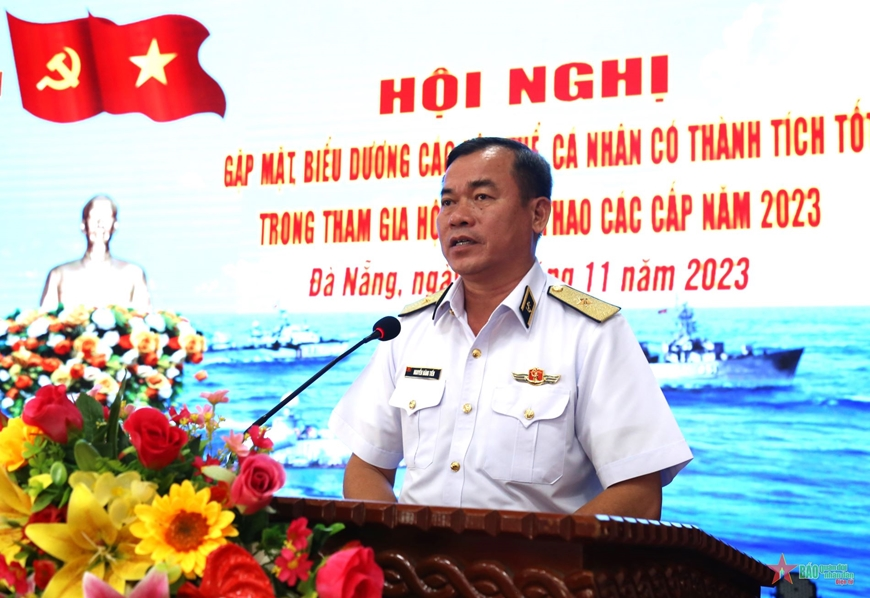 Vùng 3 Hải quân biểu dương tập thể, cá nhân đạt thành tích tốt trong tham gia hội thi, hội thao năm 2023