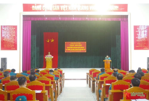 Bộ CHQS tỉnh Tuyên Quang: Khai mạc Lớp tập huấn cán bộ chính trị viên Ban CHQS xã, phường, thị trấn, cơ quan tổ chức năm 2024