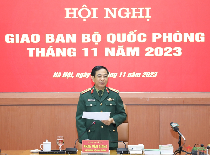 Đại tướng Phan Văn Giang: Toàn quân nỗ lực, quyết tâm triển khai hoàn thành tốt nhiệm vụ tháng 12