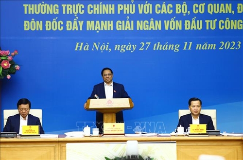 Thủ tướng Phạm Minh Chính: Quyết tâm giải ngân ít nhất 95% kế hoạch được giao