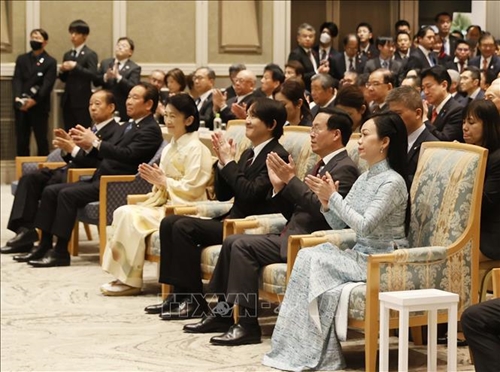 Chủ tịch nước Võ Văn Thưởng dự lễ kỷ niệm 50 năm thiết lập quan hệ ngoại giao Việt Nam-Nhật Bản