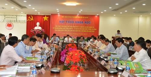 Giải pháp triển khai thực hiện Nghị quyết số 13 của Bộ Chính trị về phát triển vùng Đồng bằng sông Cửu Long
