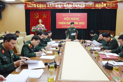 Đảng ủy Cục Quân nhu, Tổng cục Hậu cần tổ chức Hội nghị phiên cuối năm
