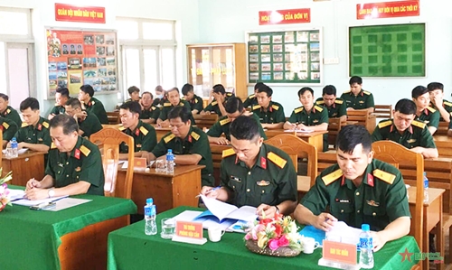 Trung đoàn Bộ binh 812 (Bộ CHQS tỉnh Bình Thuận) tổ chức Hội nghị quân chính năm 2023