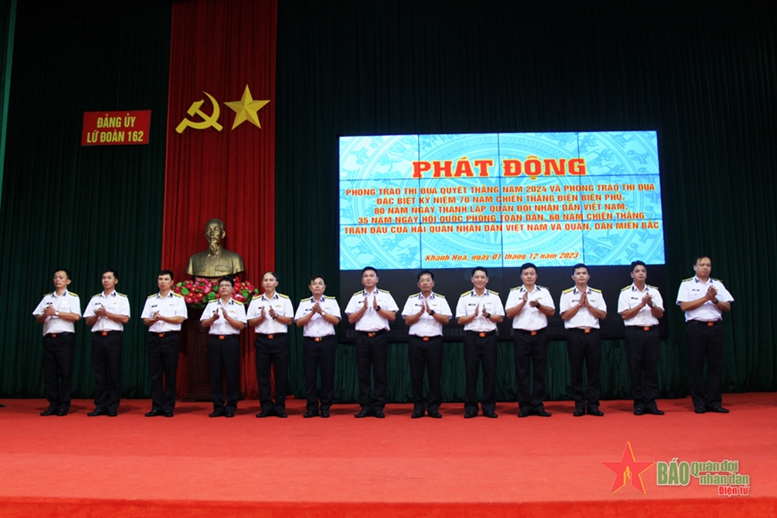 Lữ đoàn 162, Vùng 4 Hải quân: Hoàn thành tốt nhiệm vụ quân sự, quốc phòng năm 2023 Lữ đoàn 162, Vùng 4 Hải quân: Hoàn thành tốt nhiệm vụ quân sự, quốc phòng năm 2023