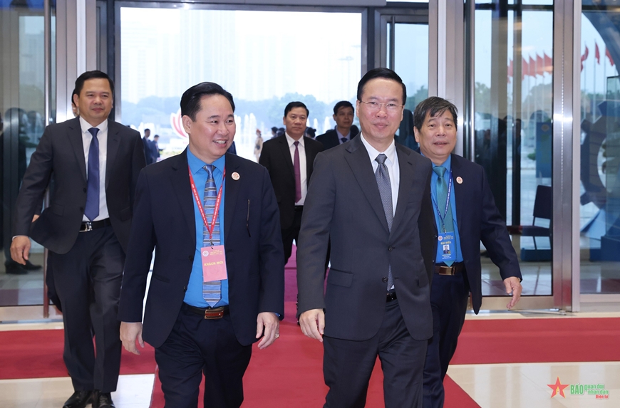Tổng Bí thư Nguyễn Phú Trọng dự Đại hội XIII Công đoàn Việt Nam