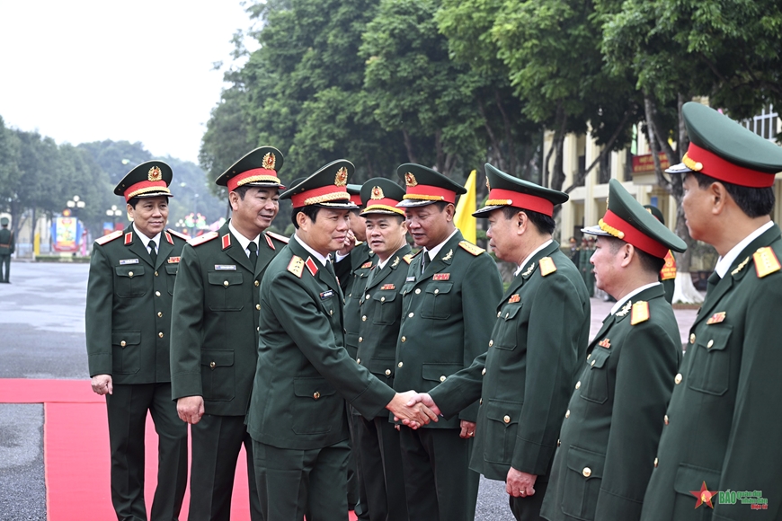 Lãnh đạo Quân ủy Trung ương, Bộ Quốc phòng dự lễ công bố Quyết định thành lập Quân đoàn 12