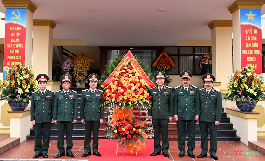 Lãnh đạo Quân ủy Trung ương, Bộ Quốc phòng dự lễ công bố Quyết định thành lập Quân đoàn 12