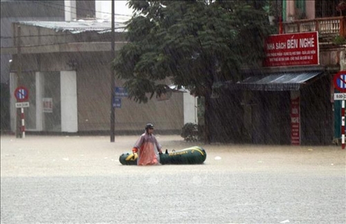 Khu vực từ Thừa Thiên Huế đến Khánh Hòa có mưa rất to