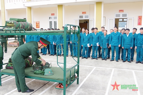 Bộ Chỉ huy Quân sự tỉnh Lai Châu tập huấn cán bộ Chỉ huy trưởng Ban CHQS xã, phường, thị trấn năm 2024