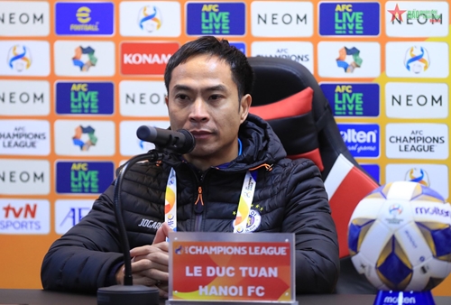 HLV Lê Đức Tuấn: Hà Nội FC muốn kết thúc vòng bảng bằng một chiến thắng