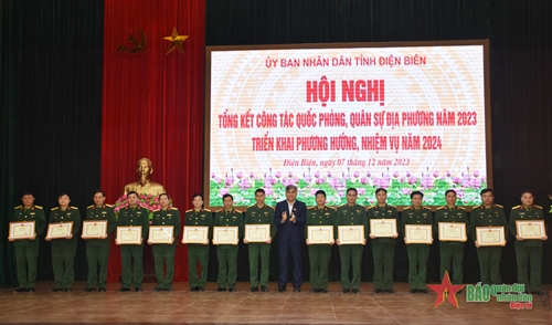 UBND tỉnh Điện Biên: Tổng kết công tác quốc phòng, quân sự địa phương năm 2023