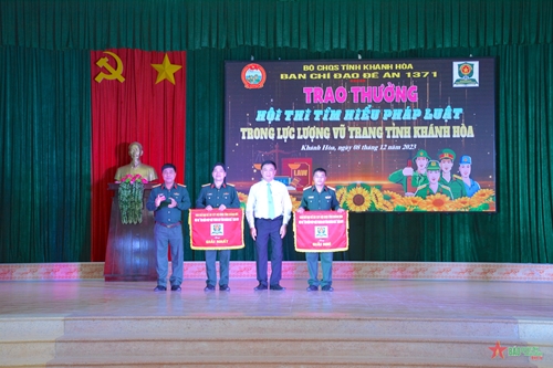 Bộ CHQS tỉnh Khánh Hòa: Nâng cao kiến thức pháp luật cho cán bộ, chiến sĩ
