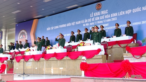 Việt Nam tổ chức diễn tập song phương thực địa về gìn giữ hòa bình với Ấn Độ