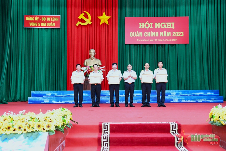 Vùng 5 Hải quân hoàn thành xuất sắc nhiệm vụ bảo vệ vững chắc chủ quyền biển, đảo Tây Nam của Tổ quốc
