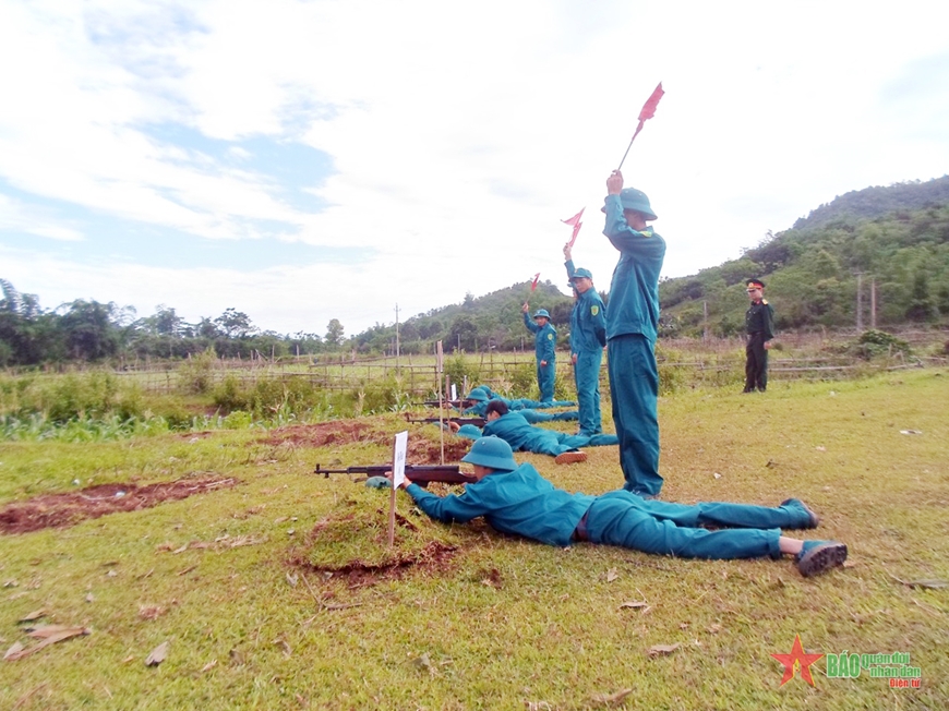 Lực lượng vũ trang huyện Cao Phong (Hòa Bình): Hiệu quả trong đổi mới hình thức thi đua