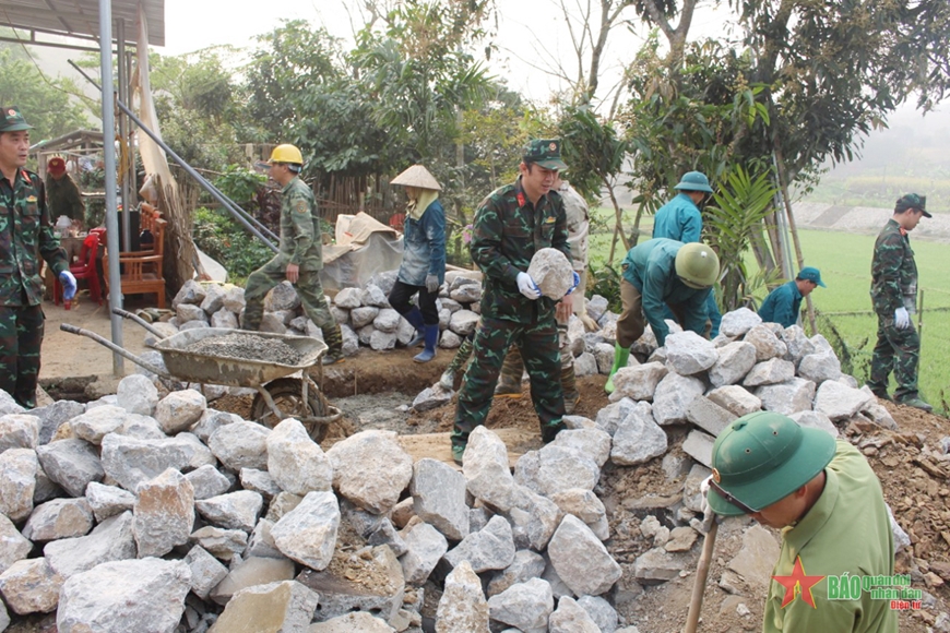 Lực lượng vũ trang huyện Cao Phong (Hòa Bình): Hiệu quả trong đổi mới hình thức thi đua