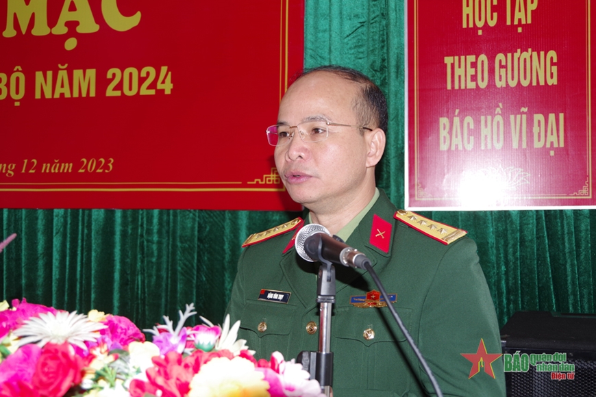 Bộ chỉ huy Quân sự tỉnh Lai Châu khai mạc tập huấn cán bộ năm 2024
