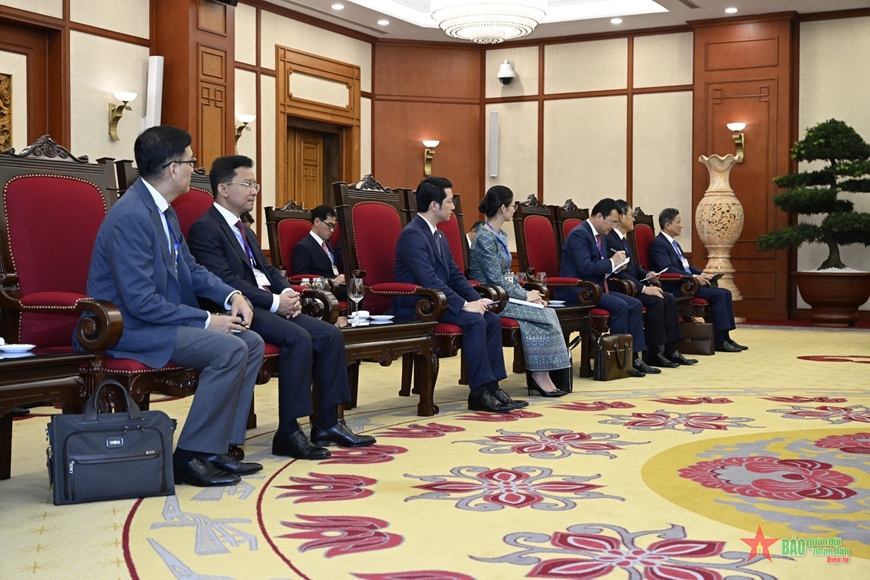 Tổng Bí thư Nguyễn Phú Trọng tiếp Thủ tướng Campuchia Hun Manet