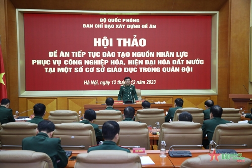 Trung tướng Nguyễn Doãn Anh: Sớm hoàn thiện Đề án đào tạo hệ dân sự, triển khai thực hiện theo đúng lộ trình đã xác định