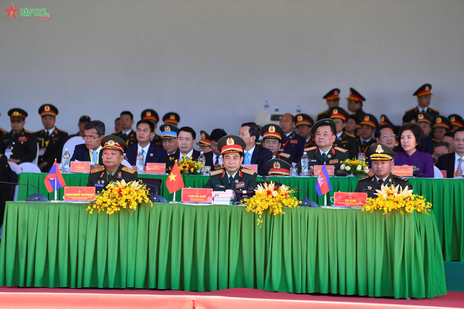 Diễn tập quân y chung giữa quân đội ba nước Việt Nam-Lào-Campuchia