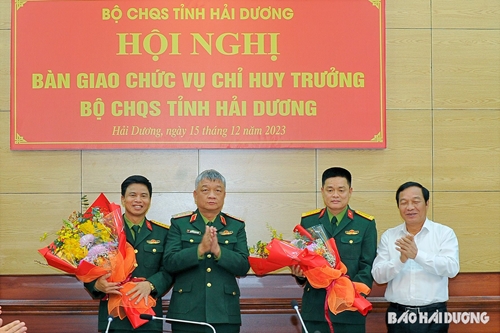 Đại tá Vũ Hồng Anh giữ chức Chỉ huy trưởng Bộ Chỉ huy quân sự tỉnh Hải Dương