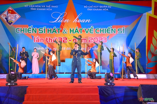 Khánh Hòa: Khai mạc Liên hoan “Chiến sĩ hát và hát về chiến sĩ” lần thứ 32