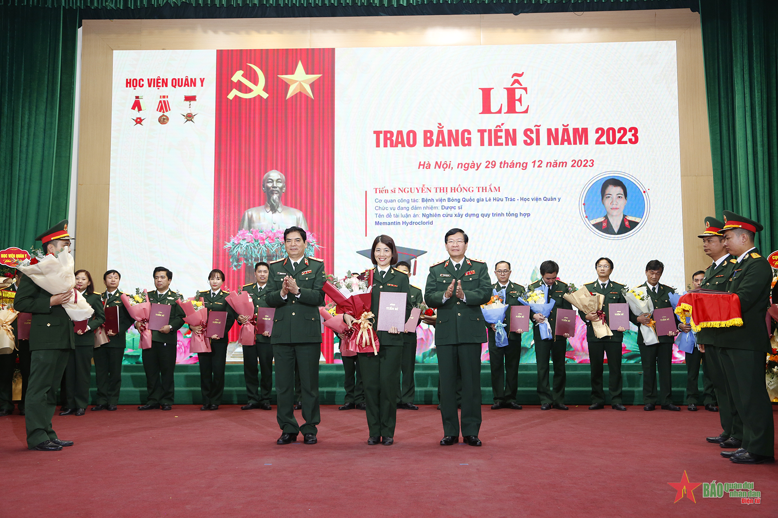 Học viện Quân y tổ chức Lễ trao bằng tiến sĩ năm 2023