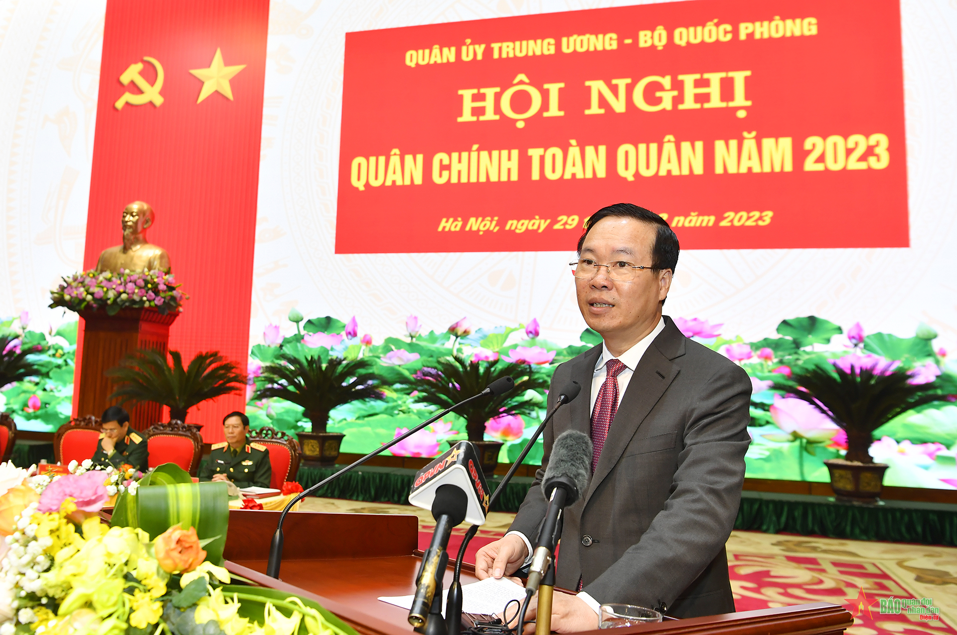 Chủ tịch nước Võ Văn Thưởng: Quân đội hoàn thành toàn diện các nhiệm vụ, đạt kết quả cao hơn năm 2022