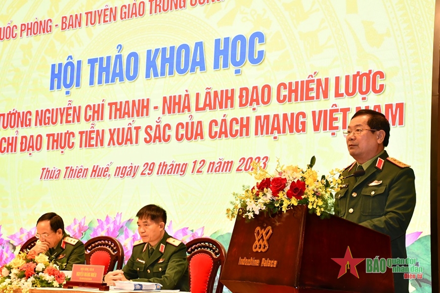 Hội thảo khoa học kỷ niệm 110 năm Ngày sinh đồng chí Đại tướng Nguyễn Chí Thanh