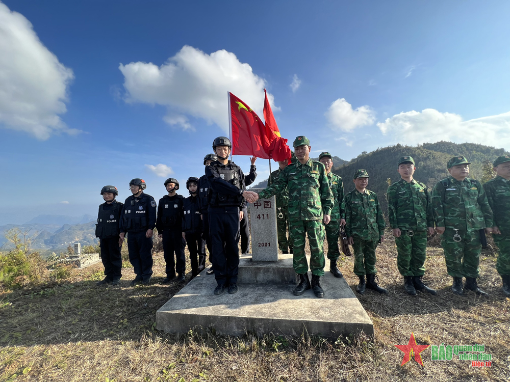 Đồn Biên phòng Lũng Cú: Tuần tra liên hợp thực thi pháp luật trên biên giới