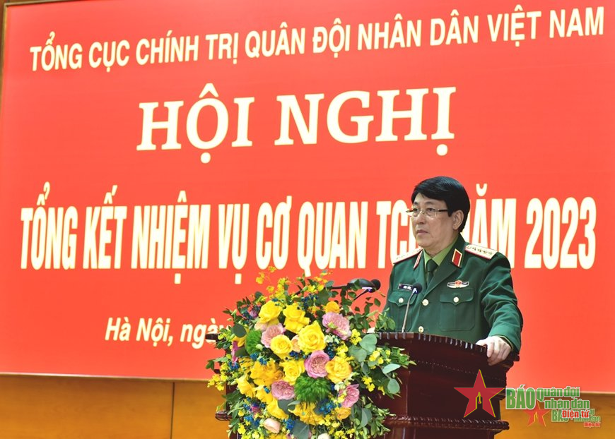 Đại tướng Lương Cường chủ trì tổng kết nhiệm vụ Cơ quan Tổng cục Chính trị năm 2023
