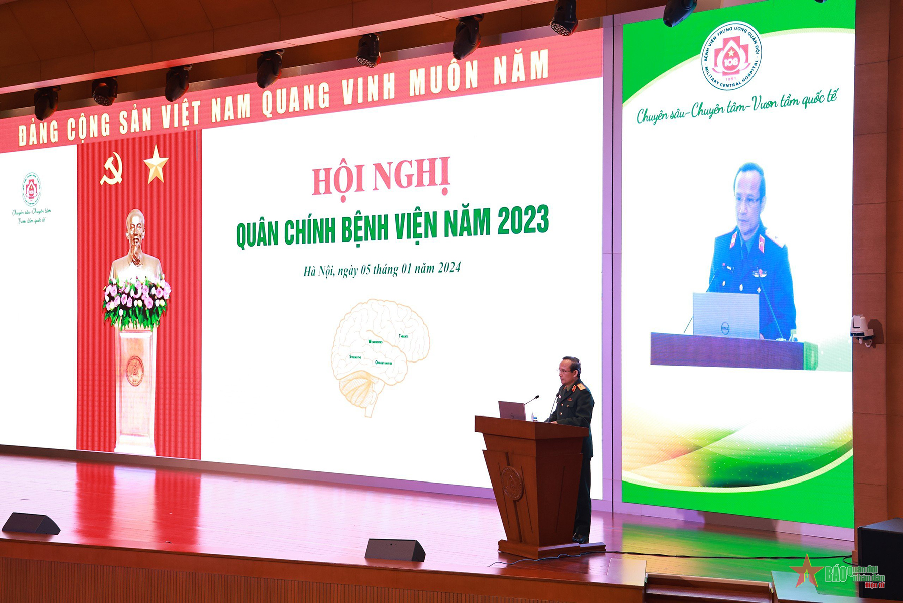 Bệnh viện Trung ương Quân đội 108 tổ chức Hội nghị quân chính năm 2023