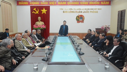 Ban Công đoàn Quốc phòng gặp mặt cán bộ hưu trí nhân dịp Xuân Giáp Thìn 2024