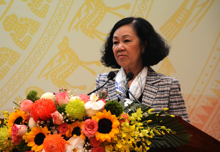 Thường trực Ban Bí thư Trương Thị Mai dự Hội nghị toàn quốc tổng kết công tác dân vận năm 2023
