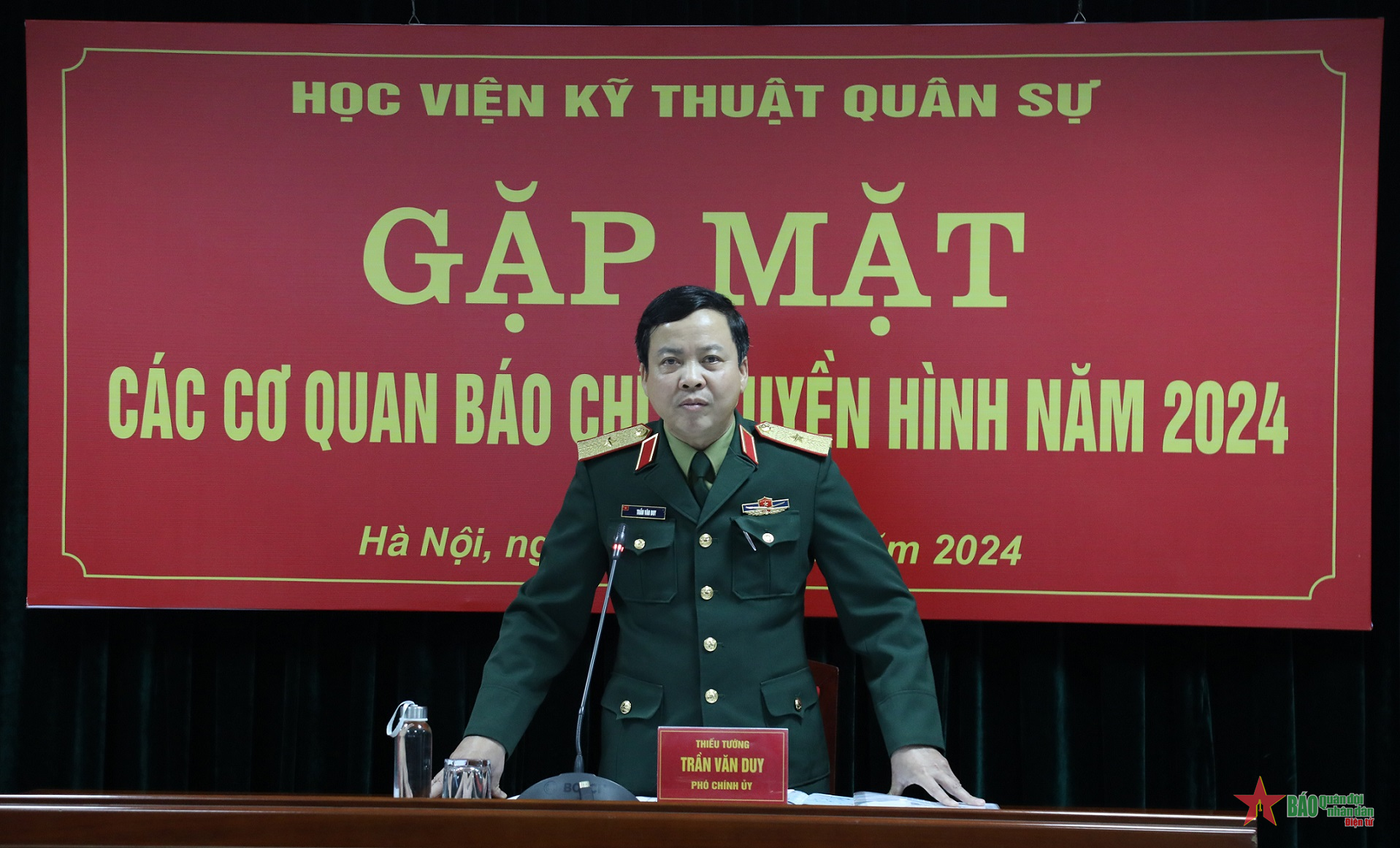 Các cơ quan thông tấn báo chí luôn đồng hành với Học viện Kỹ thuật quân sự