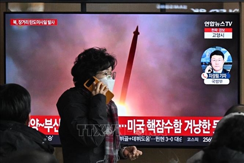 Triều Tiên phóng tên lửa đạn đạo