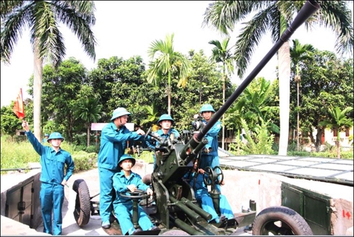 Bí quyết huấn luyện giỏi của dân quân pháo phòng không tỉnh Hải Dương