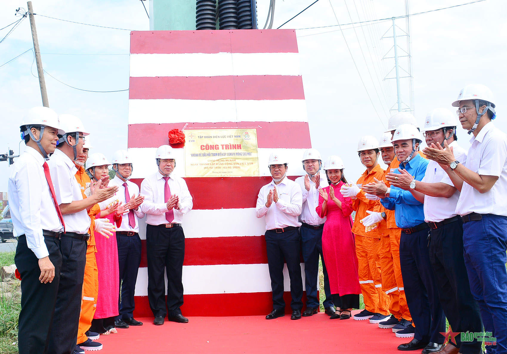 Ngành điện TP Hồ Chí Minh gắn biển công trình gần 45 tỷ đồng cấp Công đoàn Tập đoàn Điện lực Việt Nam